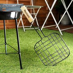 ბარბექიუს ბადე HAMBURGER GRILL NONSTICK BLACK