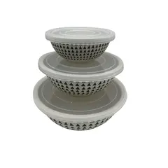 Set of bamboo containers MG-1948 3pcs
