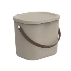 Storage box Rotho 6L ALBULA cappuccino