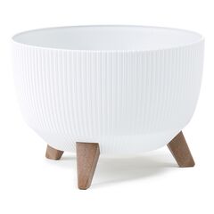 ქოთანი ყვავილის Lamela Bowl ROMA 400 jumper - white