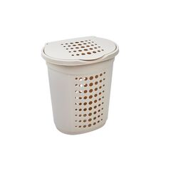 Basket linen Aleana 60l white rose