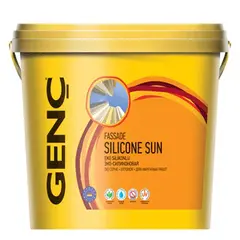Фасадная краска силиконовая Genc Silicone Sun 7.5 л