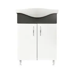 დასადგამი ტუმბო ხელსაბანით Denko Trend 55 White Antracite Grey