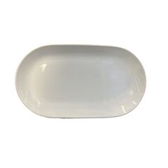 Тарелка овальная COLOUR-WHITE-12 17см