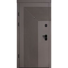 Дверь металлическая внутренее открывание Doors 877A ELITE 980x2200 мм L антрацит