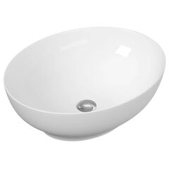 Washbasin Pate Oval 7138 Glossy white