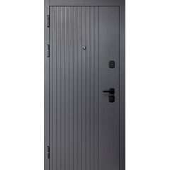 Дверь металлическая наружнее открывание Doors 717A STRONG 980x2200 мм L антрацит