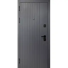 Дверь металлическая наружнее открывание Doors 717A STRONG 980x2200 мм L антрацит