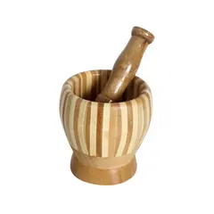 Bamboo mortar and pestle MG-68