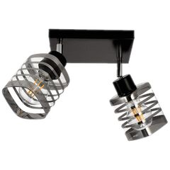 Spot ORNO SIENA 2 E27 square black