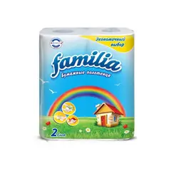ქაღალდი სამზარეულოს Familia 2ფენა RAINBOW 2X16