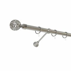 Metal curtain rod Delfa Lacio СК-29202/240/1Р 240 cm