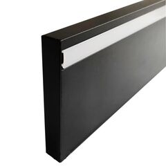 Плинтус алюминевый Profil Center LED Best Deal 4/78 2500x78x12 мм черный