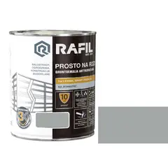 Эмаль на ржавчину Sniezka Rafil глянцевый серый 0.75 л