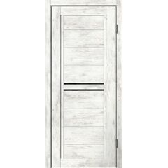 Door block ZPC PVC BARN B06 alpine fir 36x800x2150 mm black glass