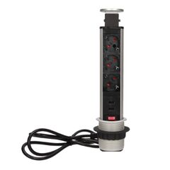 Удлинитель настольный ORNO 3х1,8м USB Schuko 1349