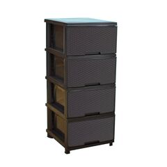 Chest of drawers Aleana Rotang 4 drawers anthracite