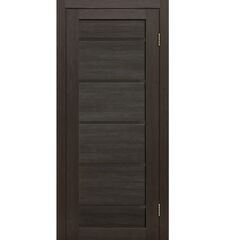 Door block ZPC PVC LA STELLA 206 oak mocha 36x800x2150 mm black glass