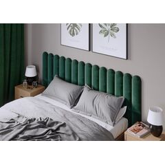 Wall soft panel VOX Profile Oval 15x60 cm. green