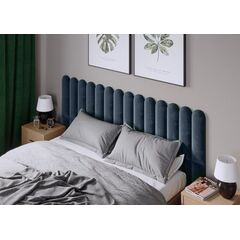 Wall soft panel VOX Profile Oval 15x60 cm. navy blue