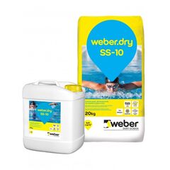 Waterproofing solution bicomponent Weber.dry SS-10 30 kg