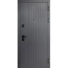 Дверь металлическая наружнее открывание Doors 717A STRONG 980x2200 мм R антрацит