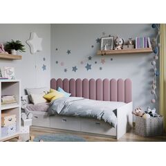 Wall soft panel VOX Profile Oval 15x60 cm. pink