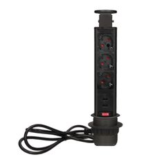 Удлинитель настольный ORNO 3х1,8м USB Schuko 1349В