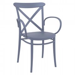 Armchair dark gray Sky Pearl 87x51x44 cm