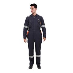 Overalls working blue American Safety ASDOH-N S