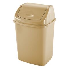 Trash can Aleana 10 l beige