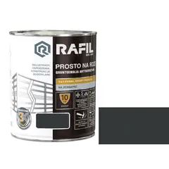 Enamel for rust Sniezka Rafil glossy gray anthracite 0.75 l