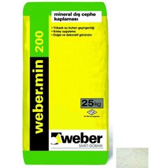 Facade plaster Weber.min 200 25 kg
