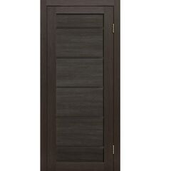 Door block ZPC PVC LA STELLA 206 oak mocha 36x700x2150 mm black glass