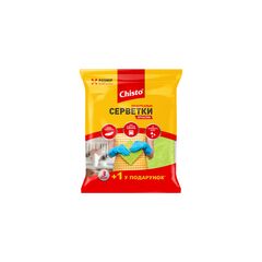 Тряпка для стола универсальная Chisto PRACTIC 3+1 шт