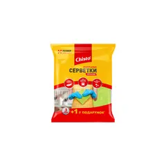 Тряпка для стола универсальная Chisto PRACTIC 3+1 шт