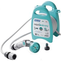 Катушка с шлангом для полива и аксессуарами GF Aquabalcony GF80265852 10 м синяя