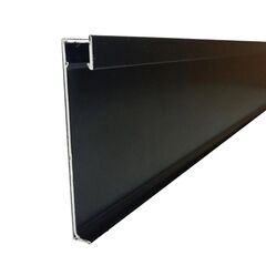 Плинтус алюминевый Profil Center LED Best Deal 5/80 2500x80x12 мм черный