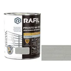 Эмаль на ржавчину Sniezka Rafil глянцевый серебряный 0.75 л