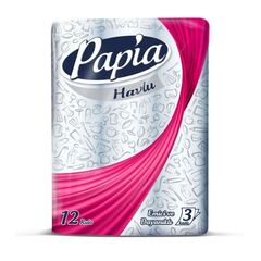 3 слойная бумага для кухни Papia 12 шт.