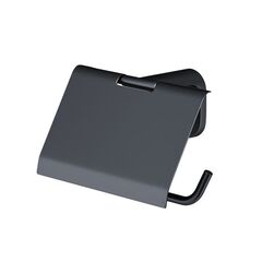 Toilet paper holder with lid AM.PM X-Joy Black Matt A8434122