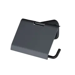Toilet paper holder with lid AM.PM X-Joy Black Matt A8434122