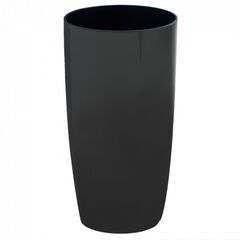 Горшок пластиковый Aleana Alfa d22x41,5 см гранит