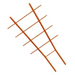 Ladder for flowers Aleana L57 terracotta
