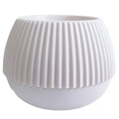 Pot plastic Aleana Boho d21 white rose