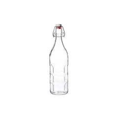 Glass bottle DannyHome 1l with funnel DH 1966_02-24
