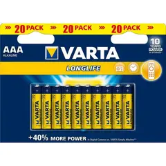 Батарейка VARTA Alkaline AAA LL 1.5 V 20 pcs