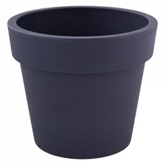 Пластиковый горшок Aleana Gamma 26x22см гранит 7 L
