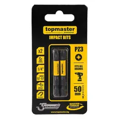 ბიტა დარტყმითი TOPMASTER 338735 PZ3 50 მმ 2 ც