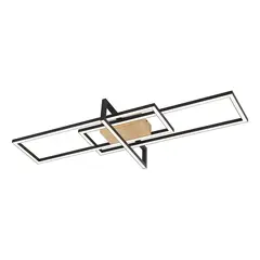 ჭაღი Rabalux ASHTON LED 35W 3000K 1800Lm შავი 6814